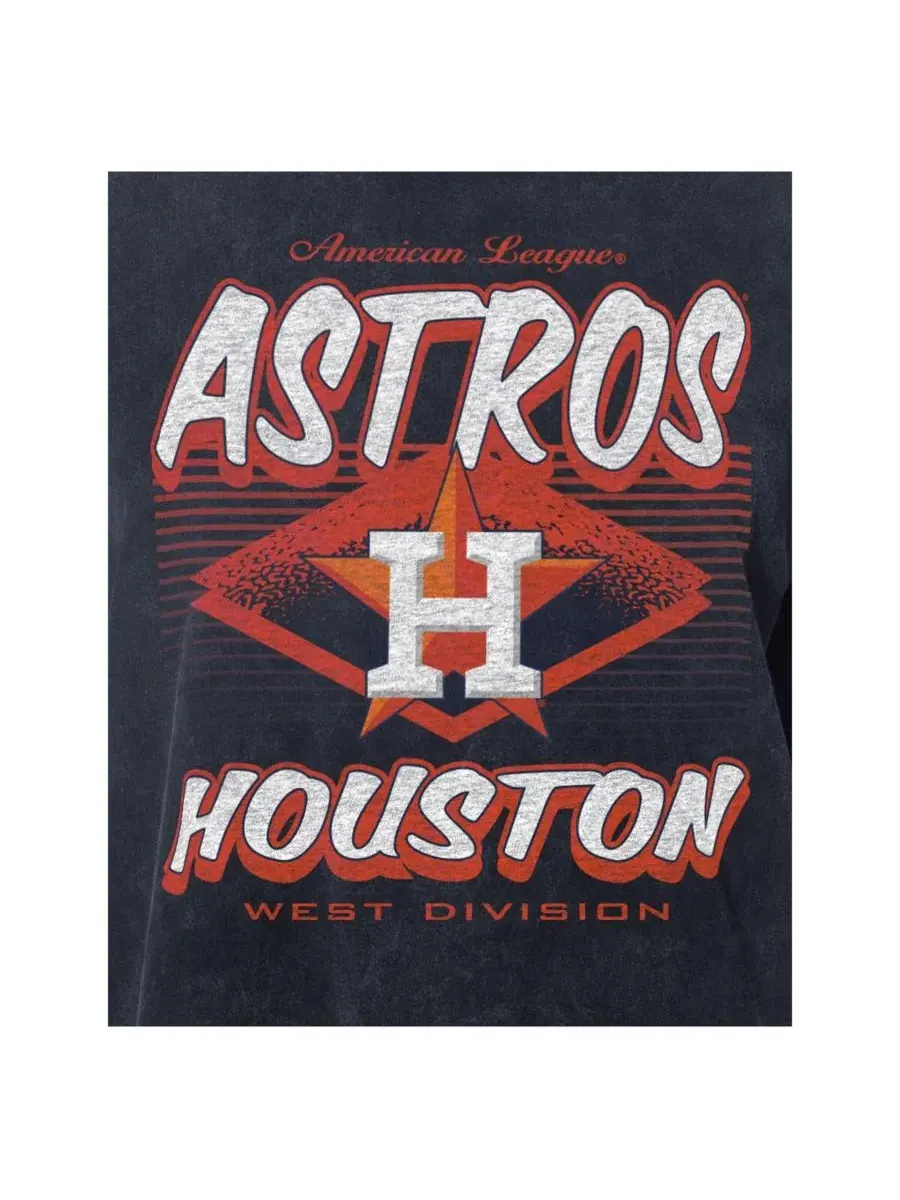 Футболка оверсайз с принтом Houston Astros New Era — изображение 4 из 4, темно-синий