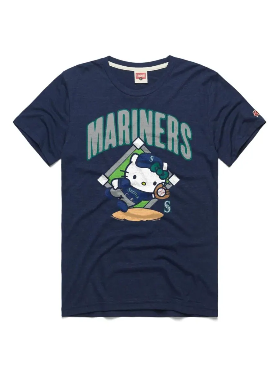 Футболка с длинным рукавом Hello Kitty Seattle Mariners Homage