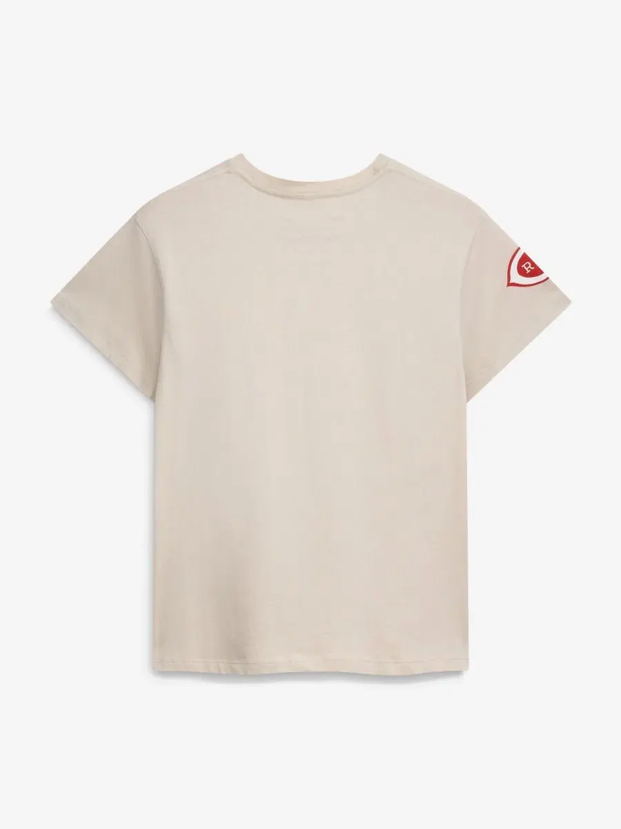 Футболка с принтом Pete Rose Cincinnati Reds Cooperstown Throwback Mitchell & Ness — изображение 2 из 3, бежевый