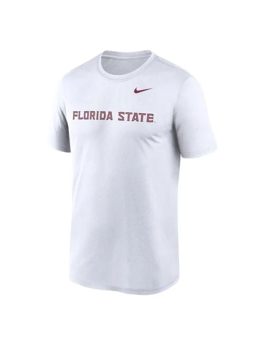 Футболка с принтом Primetime Legend Wordmark Nike — изображение 2 из 3, белый