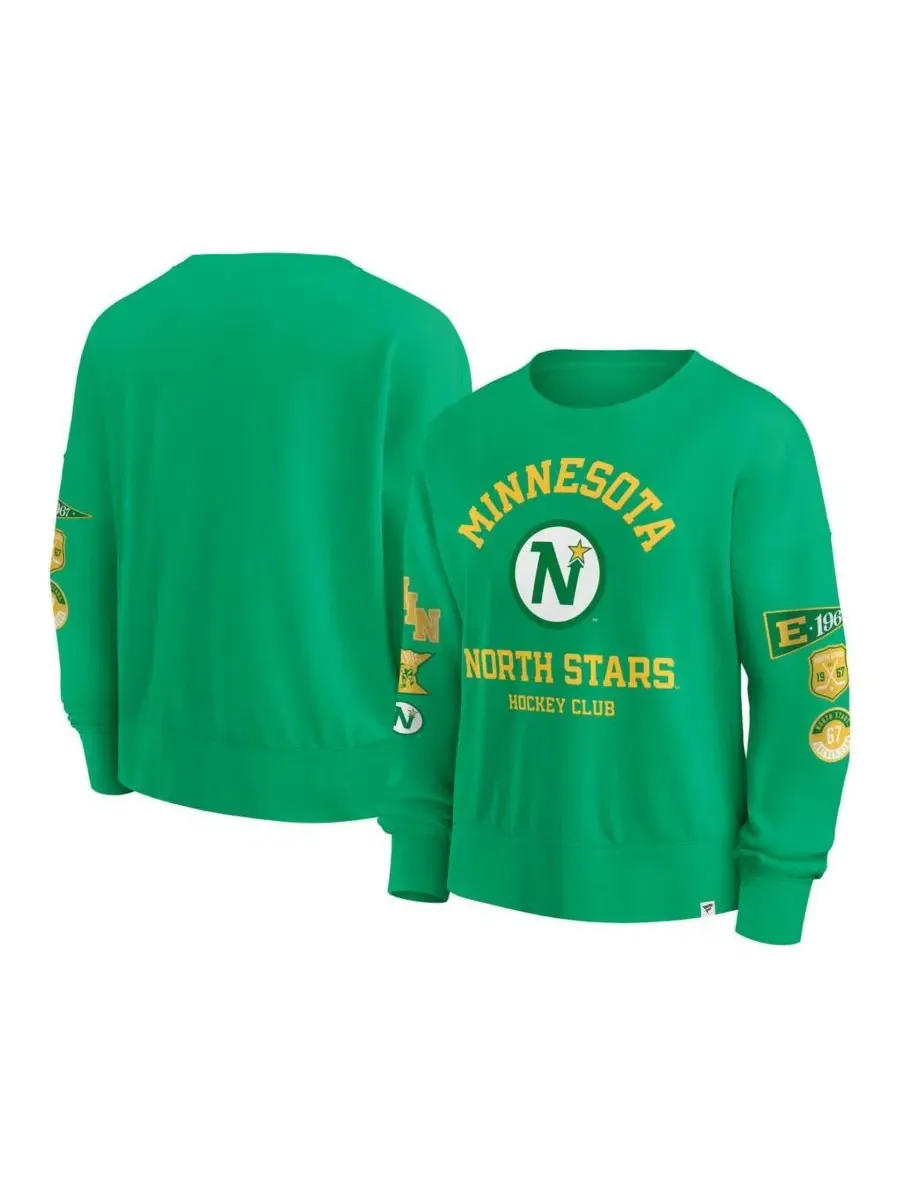 Свитшот с принтом Minnesota North Stars Fanatics