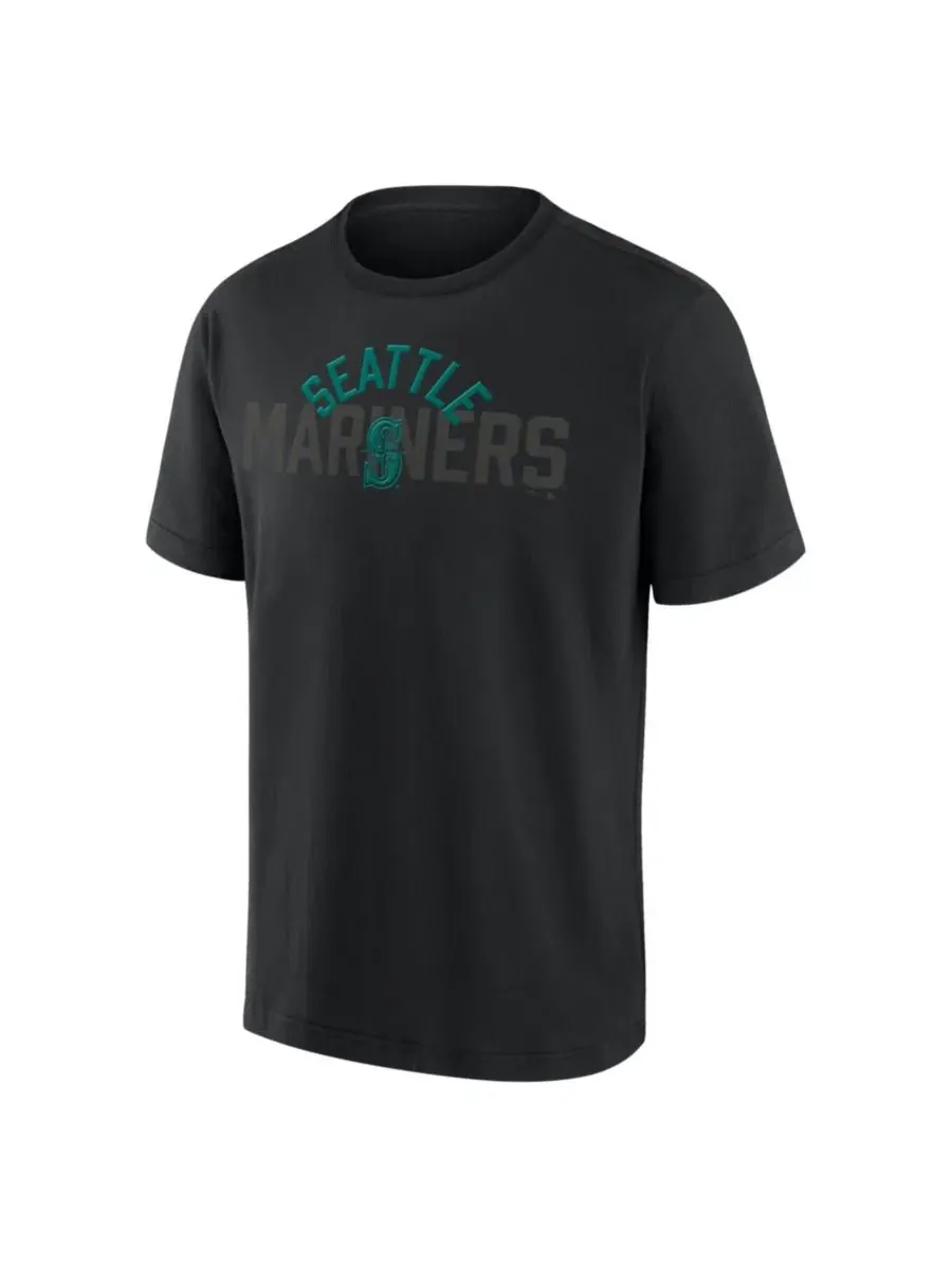 Футболка с принтом Seattle Mariners Fanatics — изображение 2 из 3, черный