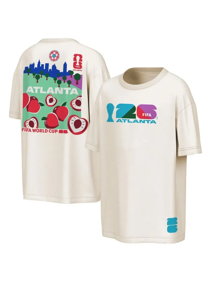 Футболка с принтом FIFA World Cup 2026 Atlanta Big City Poster Outerstuff