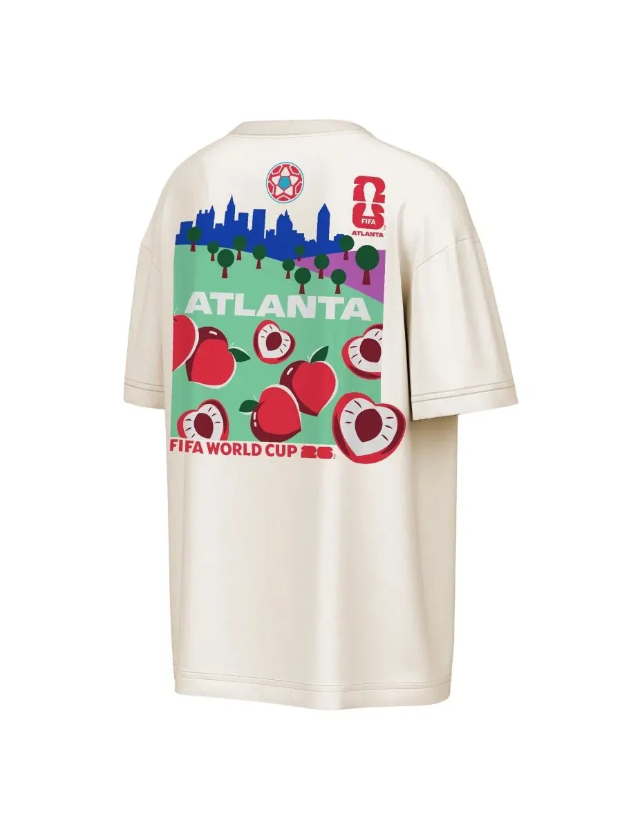 Футболка с принтом FIFA World Cup 2026 Atlanta Big City Poster Outerstuff — изображение 3 из 3, прозрачный