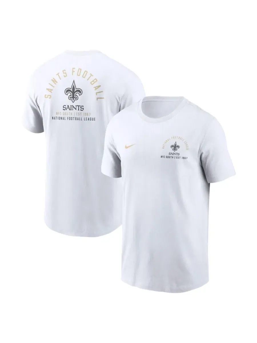 Футболка с коротким рукавом New Orleans Saints Split Logo Nike