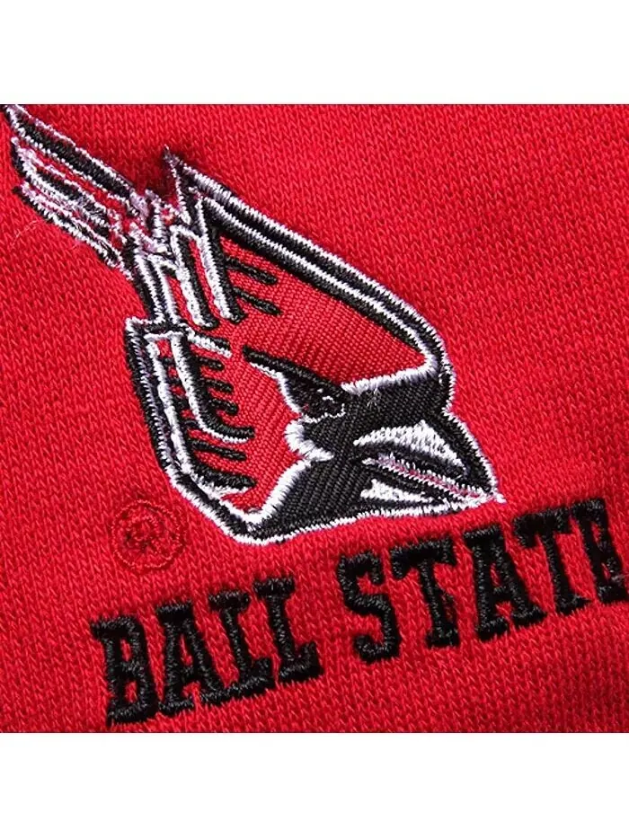 Женская спортивная спортивная футболка с изображением Cardinal Ball State Cardinals с арочным — изображение 4 из 4
