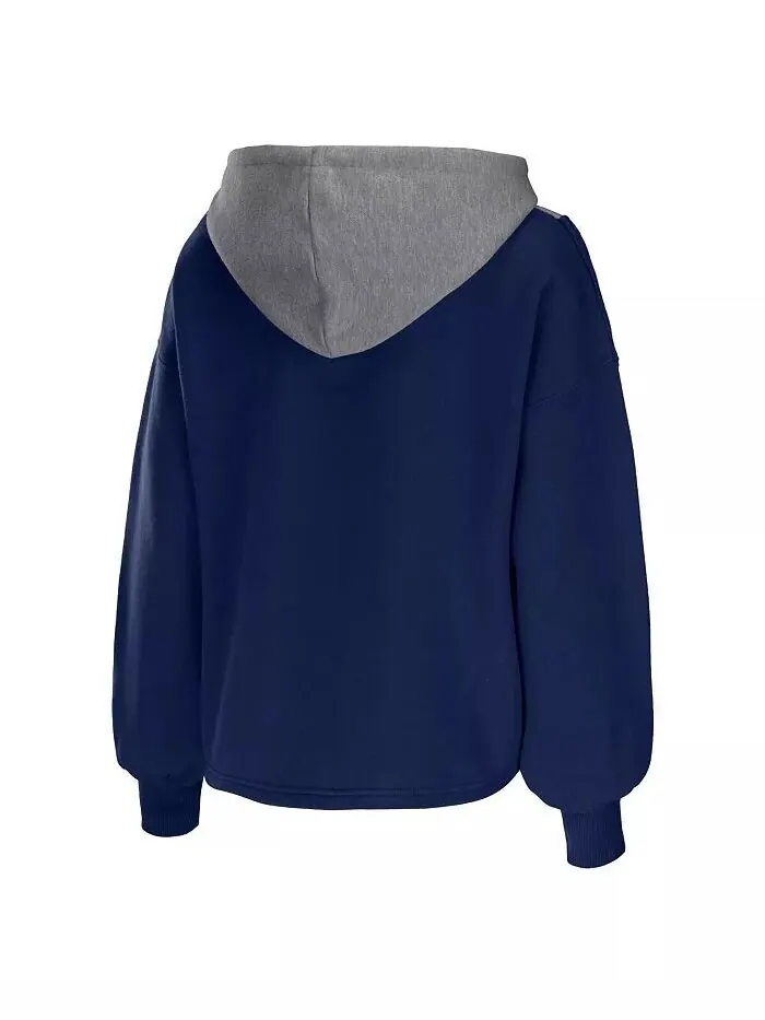 Женская темно-синяя куртка с капюшоном на молнии Dallas Mavericks Wear By Erin Andrews — изображение 2 из 3