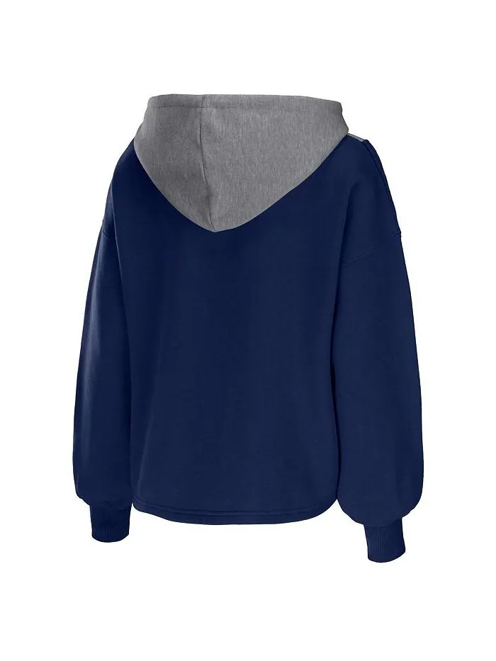 Женская темно-синяя куртка с капюшоном на молнии Dallas Mavericks WEAR by Erin Andrews — изображение 2 из 3, темно-синий