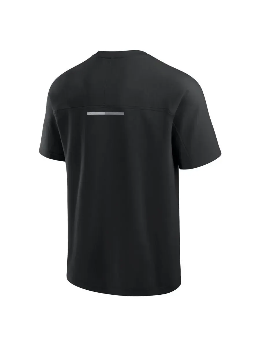 Fanatics Мужская черная футболка Chicago Bulls Flex Tri-Blend — изображение 3 из 3, черный