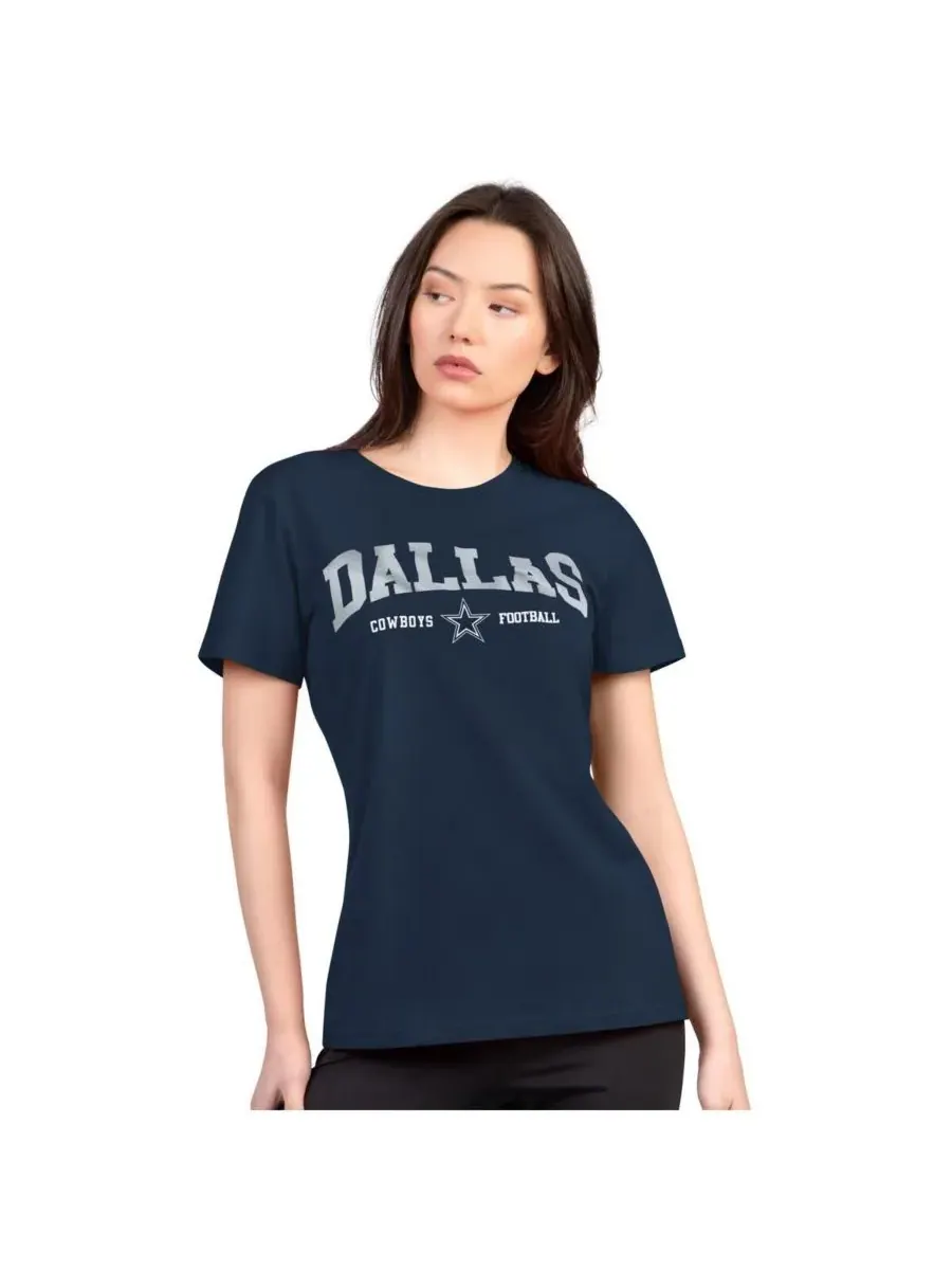 G-III 4Her by Carl Banks Женская футболка Dallas Cowboys Super-Slim Lightweight Winning Crew