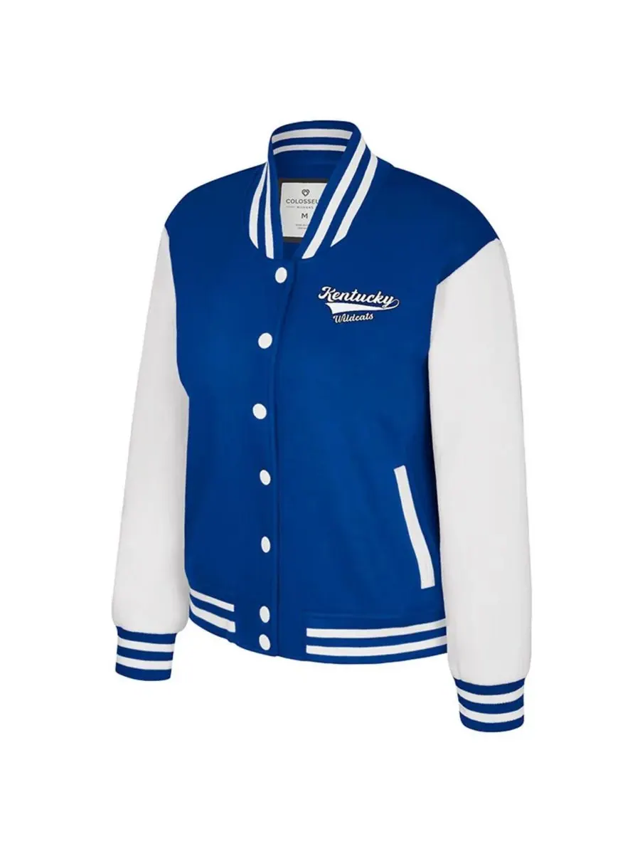 Женская флисовая куртка Royal Kentucky Wildcats French Baguette на кнопках Colosseum — изображение 2 из 3, королевский