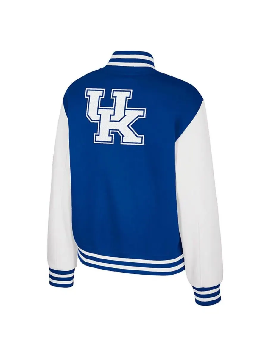 Женская флисовая куртка Royal Kentucky Wildcats French Baguette на кнопках Colosseum — изображение 3 из 3, королевский