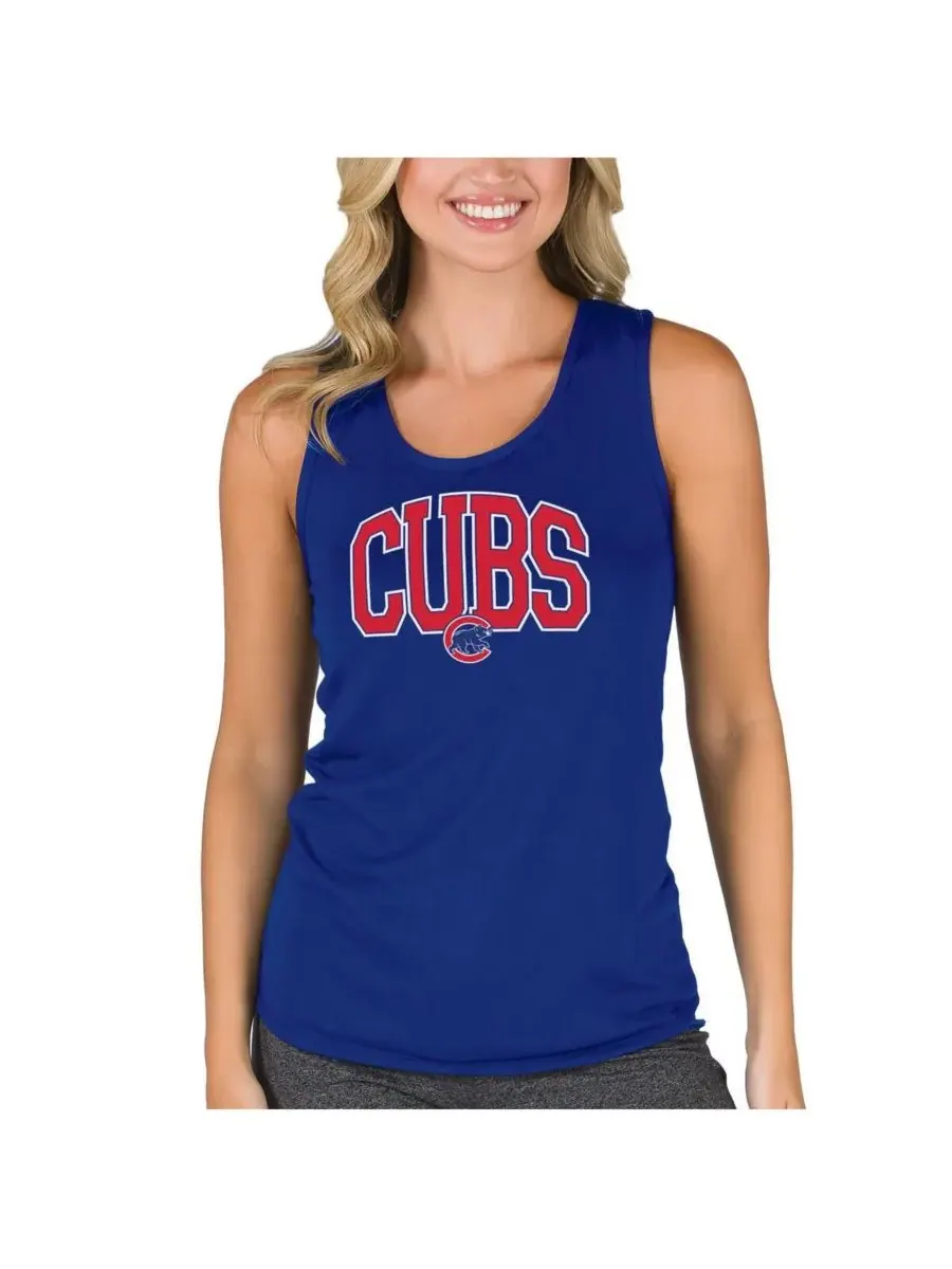 Женская майка-борцовка Royal Chicago Cubs Marathon Concepts Sport