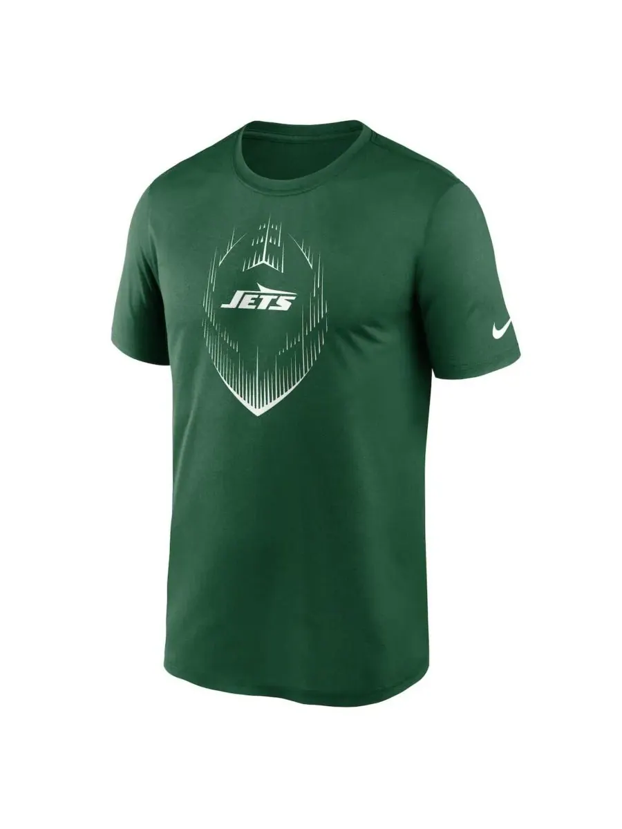 Nike Мужская зеленая футболка New York Jets Big Tall Blitz Legend Icon — изображение 2 из 3, зеленый