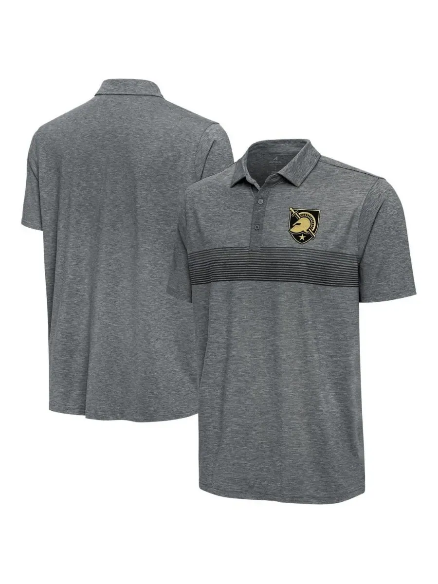 Antigua Мужская рубашка поло Pewter Army Black Knights Dashing