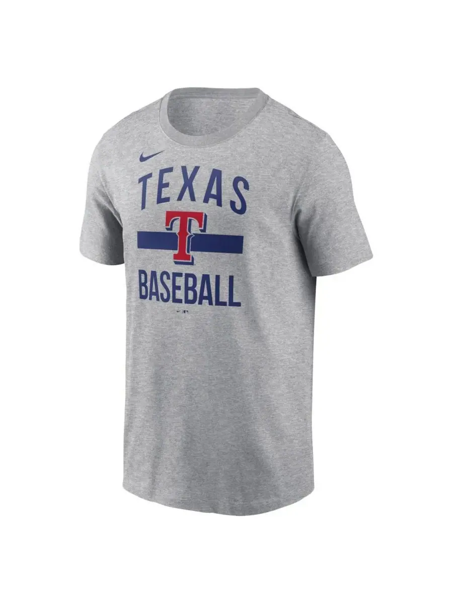 Nike Мужская футболка Texas Rangers Arched серого цвета — изображение 2 из 3, серый