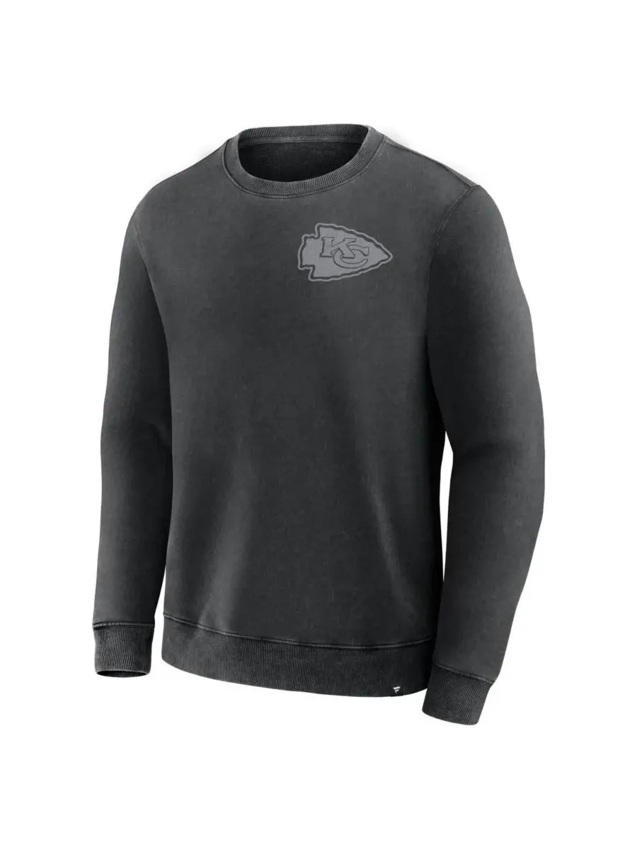 Fanatics Мужская черная толстовка Kansas City Chiefs Deep Route — изображение 3 из 3, черный