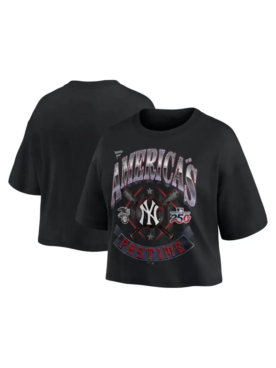 Футболка женская с принтом New York Yankees Americana Fanatics