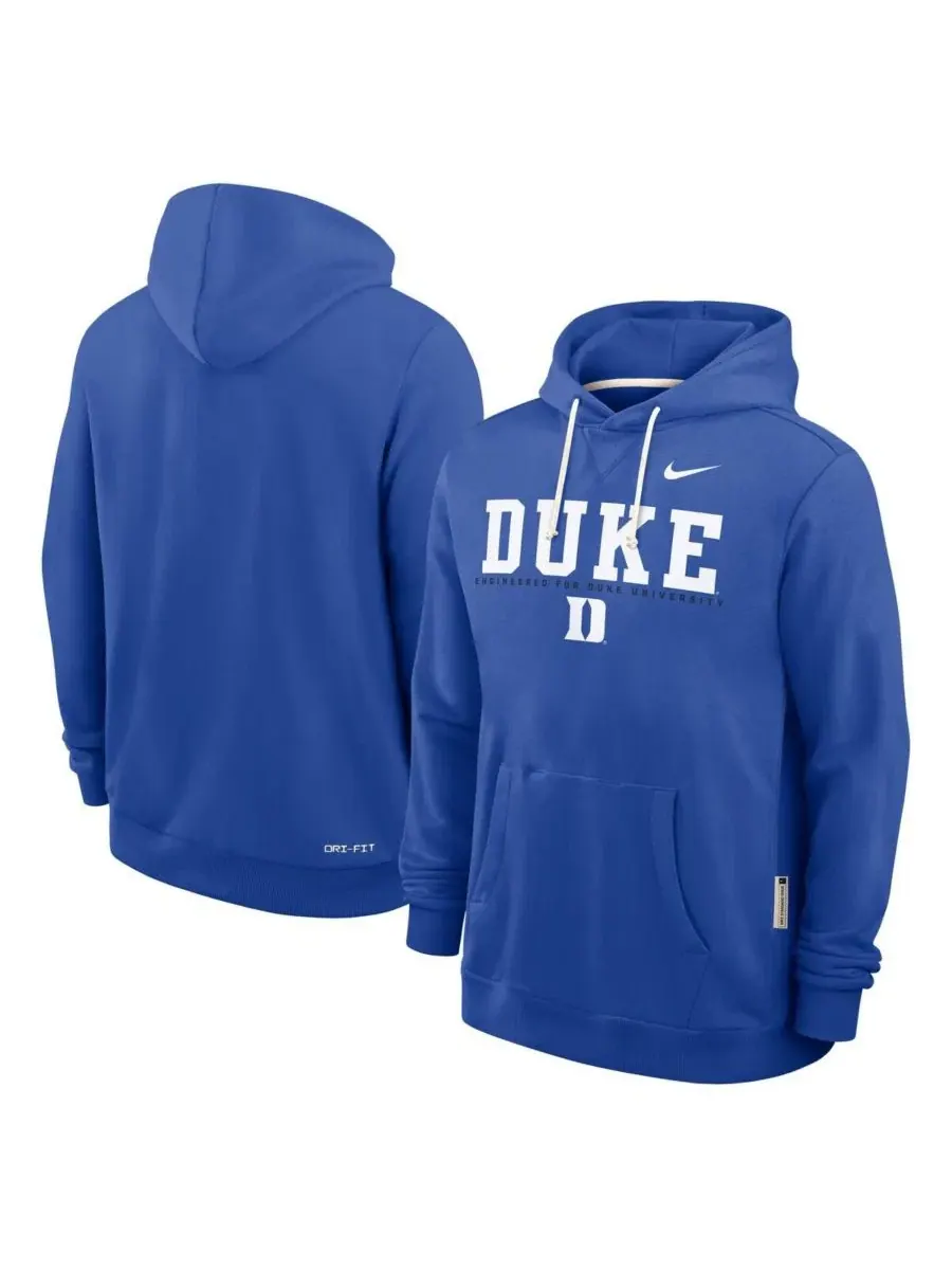 Худи с капюшоном Duke Blue Devils 2025 Sideline Standard Issue Dri-FIT Nike — изображение 4 из 5, королевский