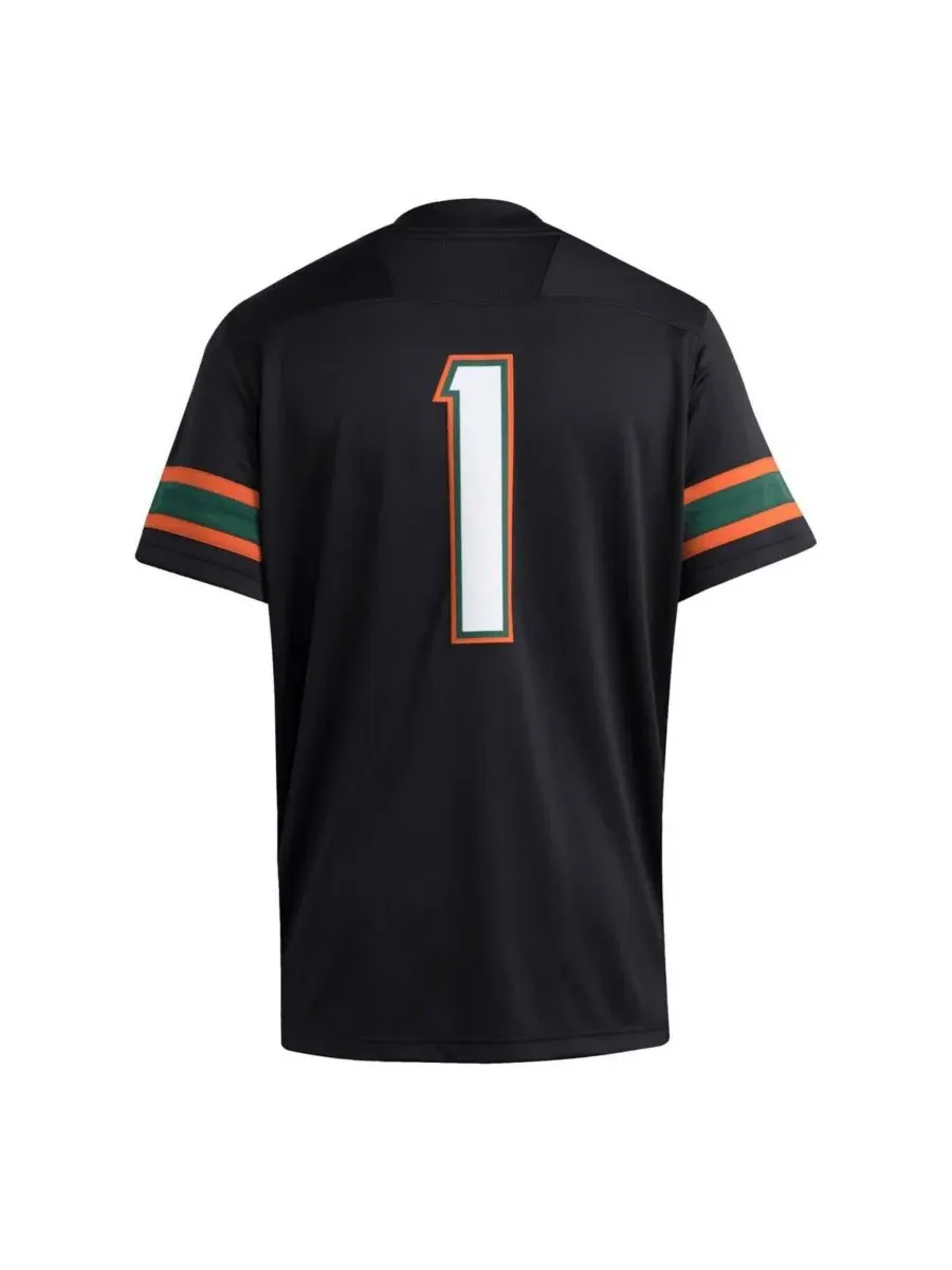 Футболка для болельщиков с V-образным вырезом, модель Premier Jersey adidas — изображение 2 из 3, черный