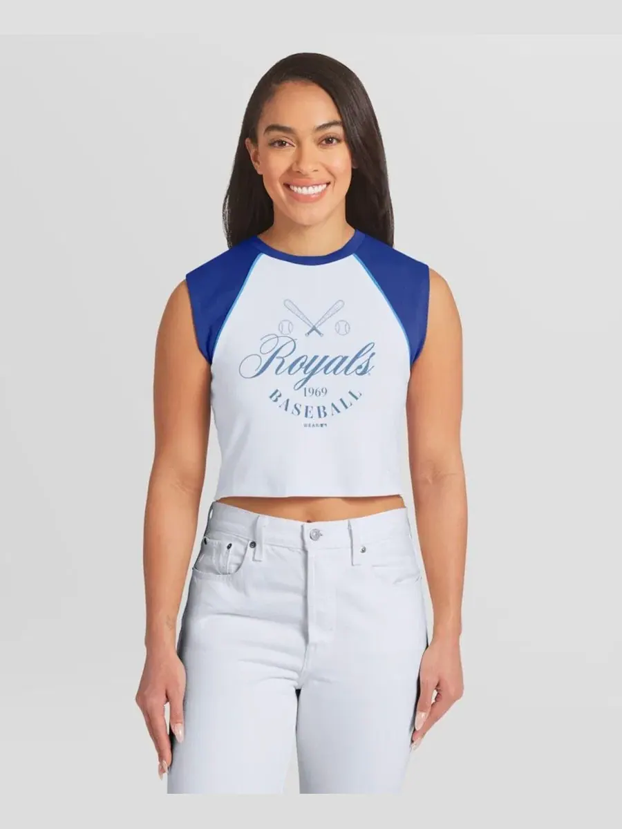 Женский топ-майка с принтом Kansas City Royals Cooperstown WEAR by Erin Andrews