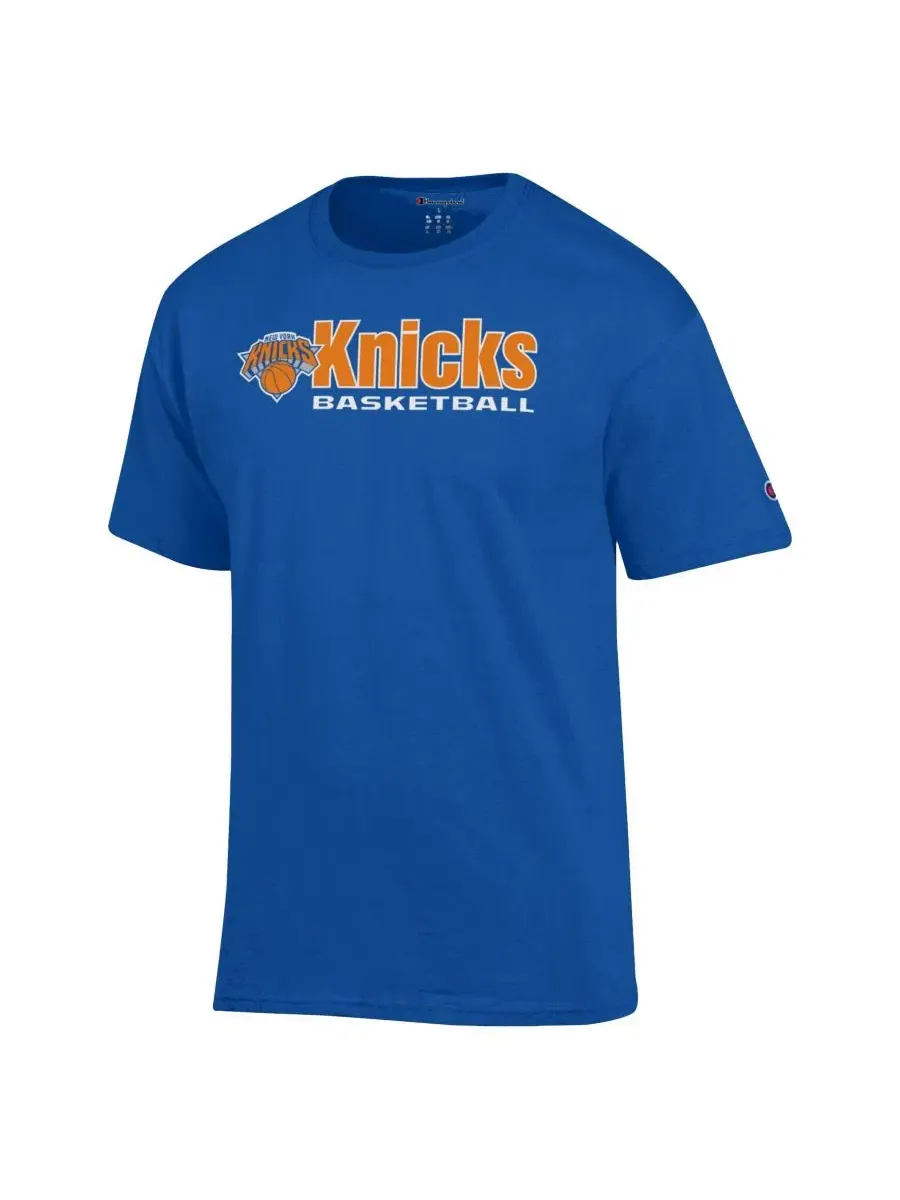Футболка с принтом New York Knicks Champion — изображение 2 из 3, синий