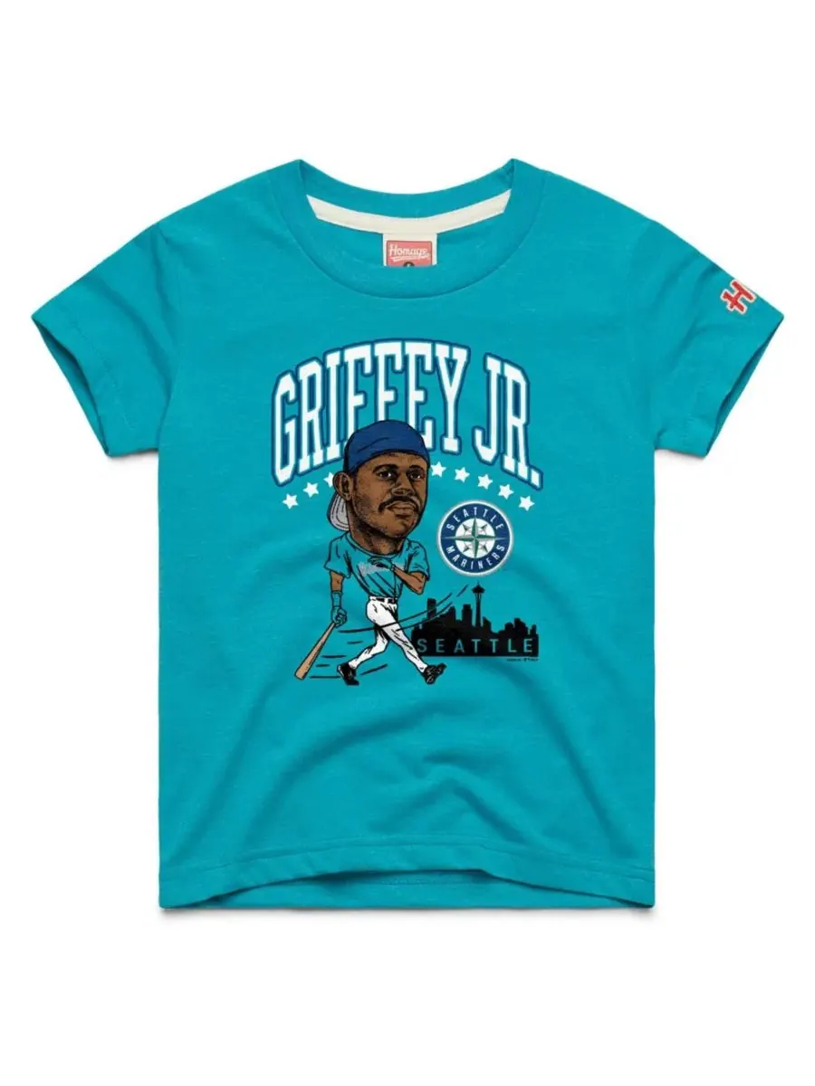 Футболка с длинным рукавом с принтом Ken Griffey Jr. Homage