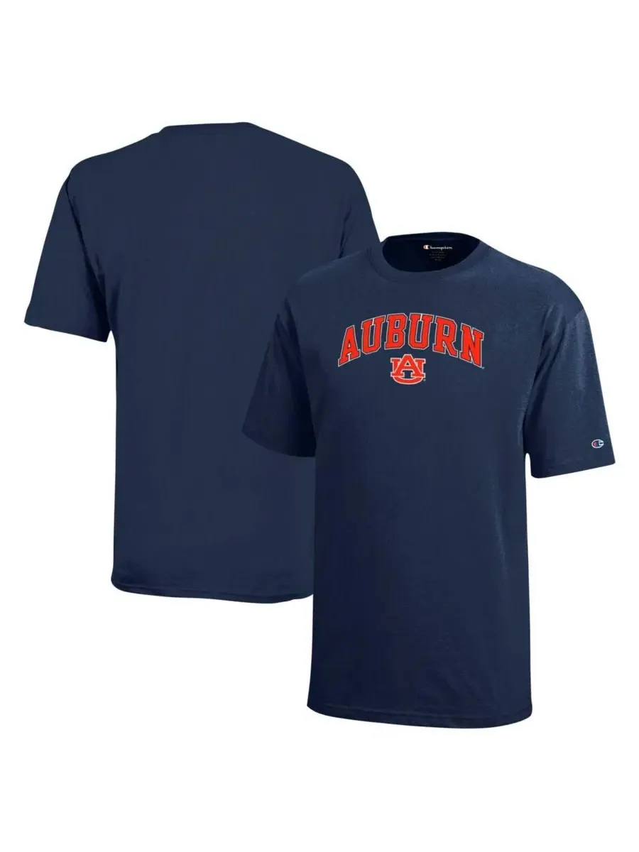 Футболка с принтом Auburn Tigers Arch Over Logo Champion
