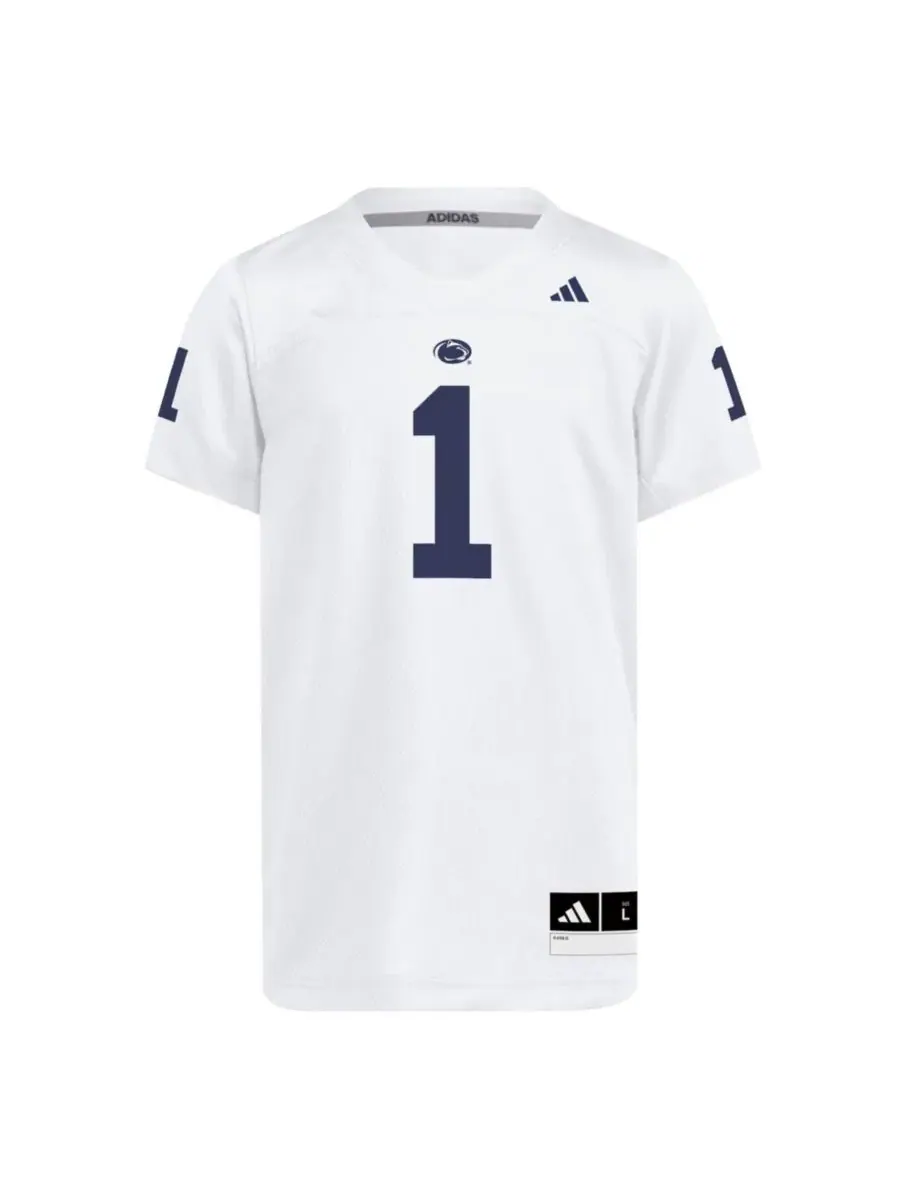 Футбольная футболка Penn State Nittany Lions Replica Jersey adidas — изображение 2 из 2, белый