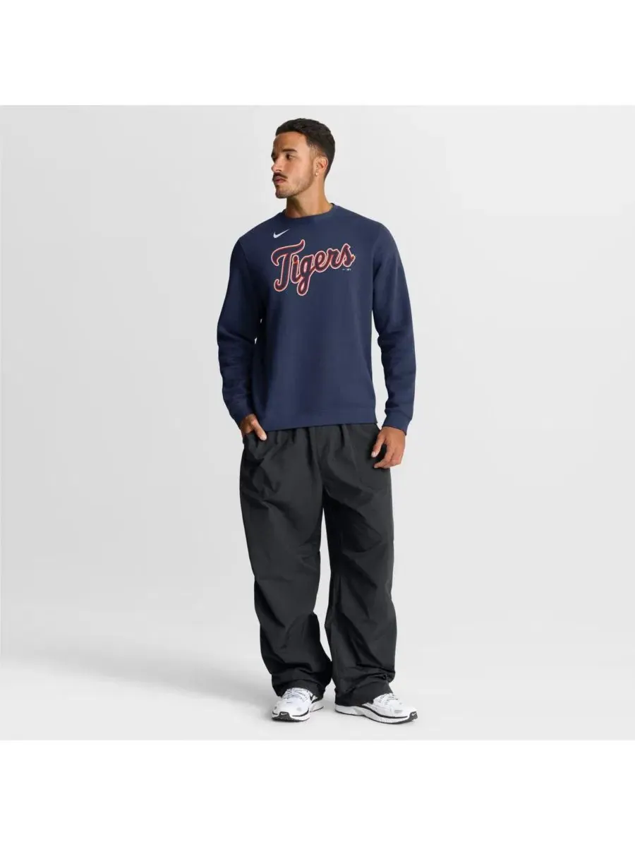 Мужская темно-синяя толстовка с логотипом Detroit Tigers Primetime Nike — изображение 3 из 4, темно-синий