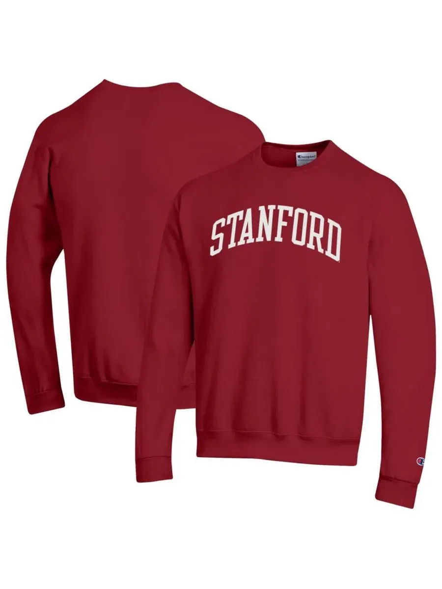 Мужская толстовка Cardinal Stanford Cardinal Basic Arch из флиса Champion