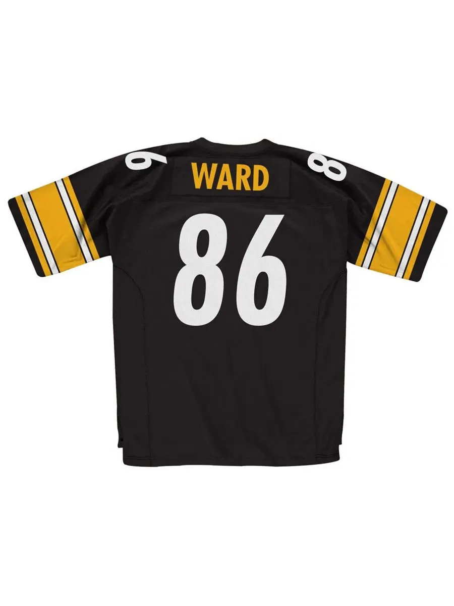 Реплика джерси Mitchell & Ness Hines Ward Pittsburgh Steelers — изображение 2 из 3, черный