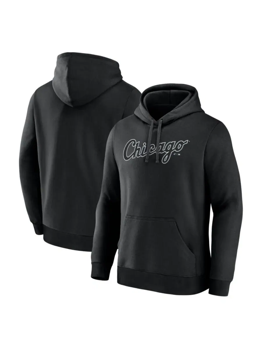 Худи с капюшоном и принтом Chicago White Sox Wordmark Logo Athletic