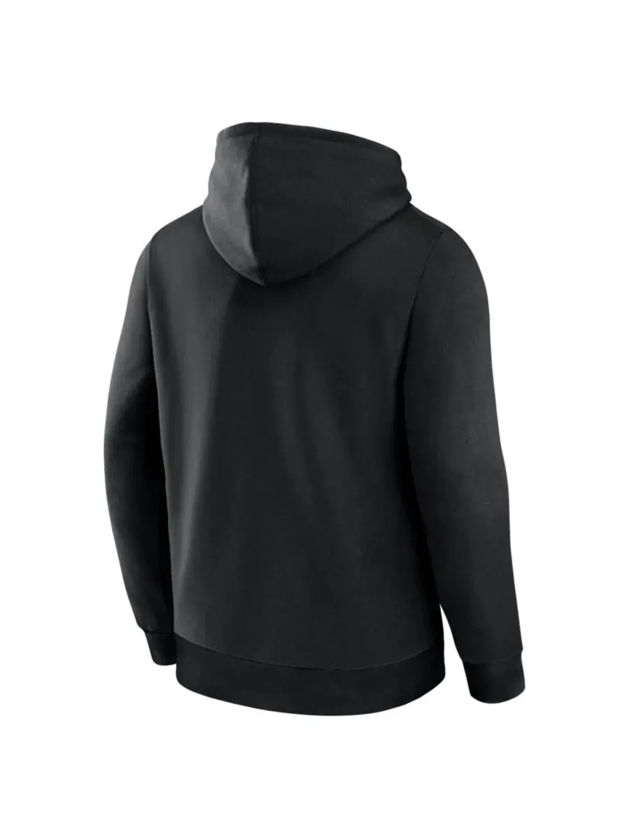 Худи с капюшоном и принтом Chicago White Sox Wordmark Logo Athletic — изображение 2 из 2, черный