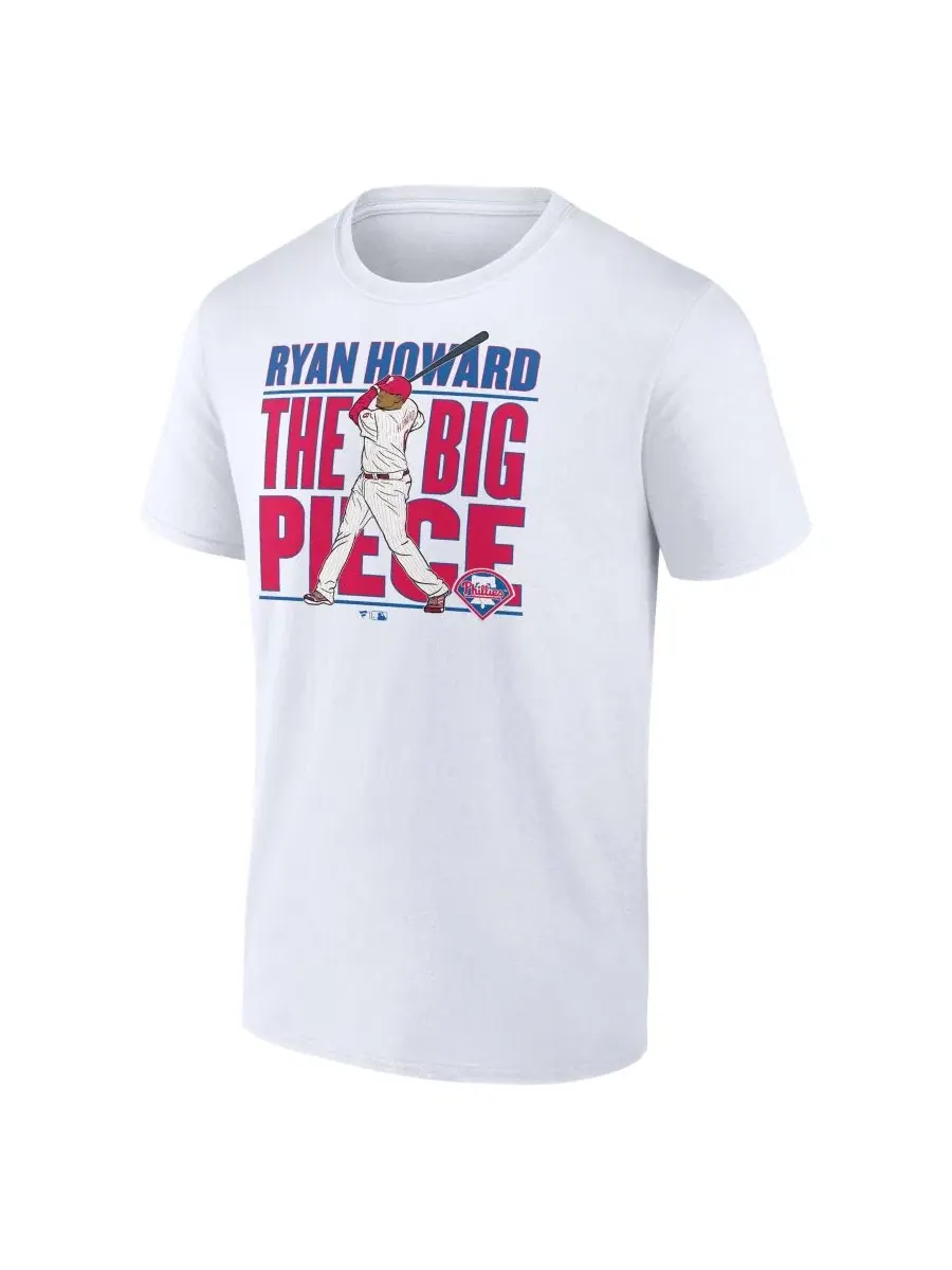 Футболка с принтом Ryan Howard Cooperstown Collection Fanatics — изображение 2 из 3, белый