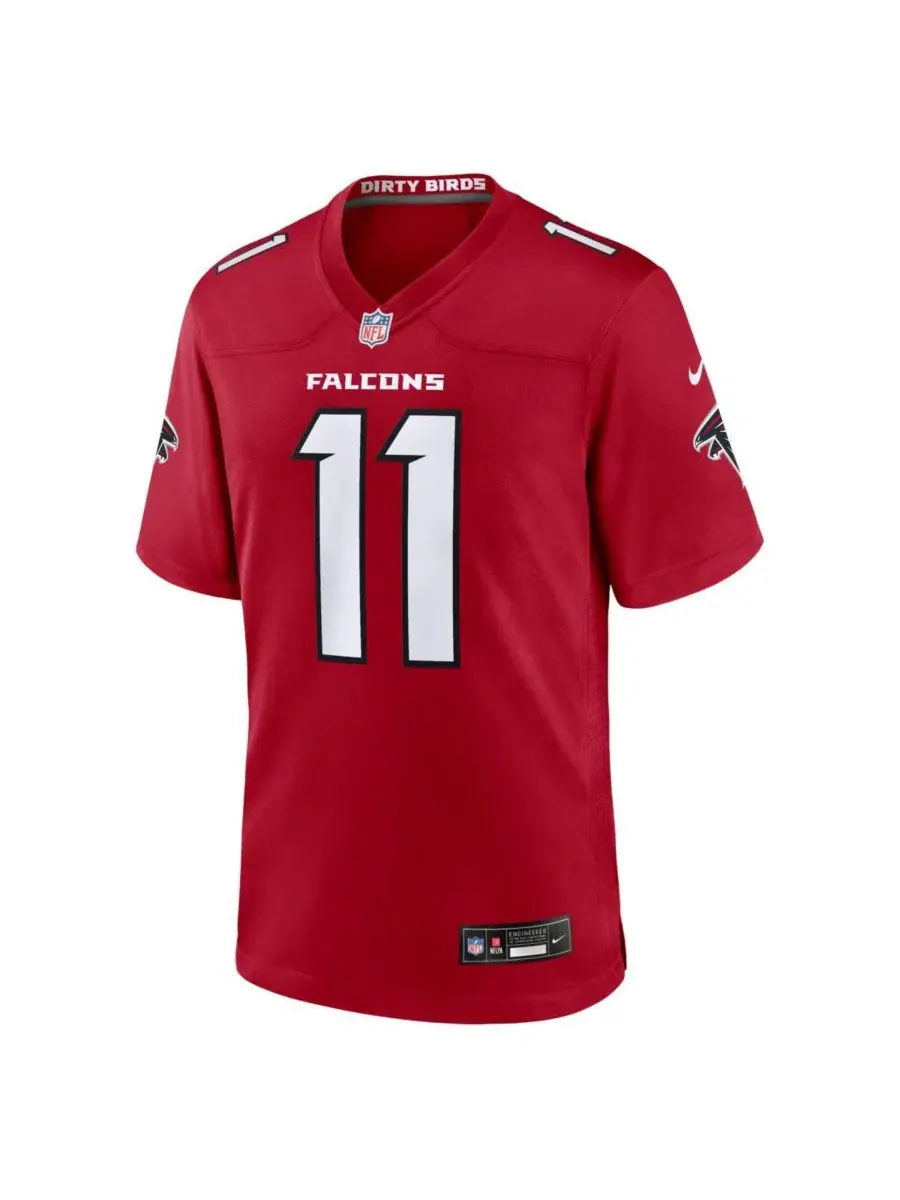 Мужская футболка Nike с длинным рукавом, Jalon Walker Game Jersey — изображение 2 из 5, красный