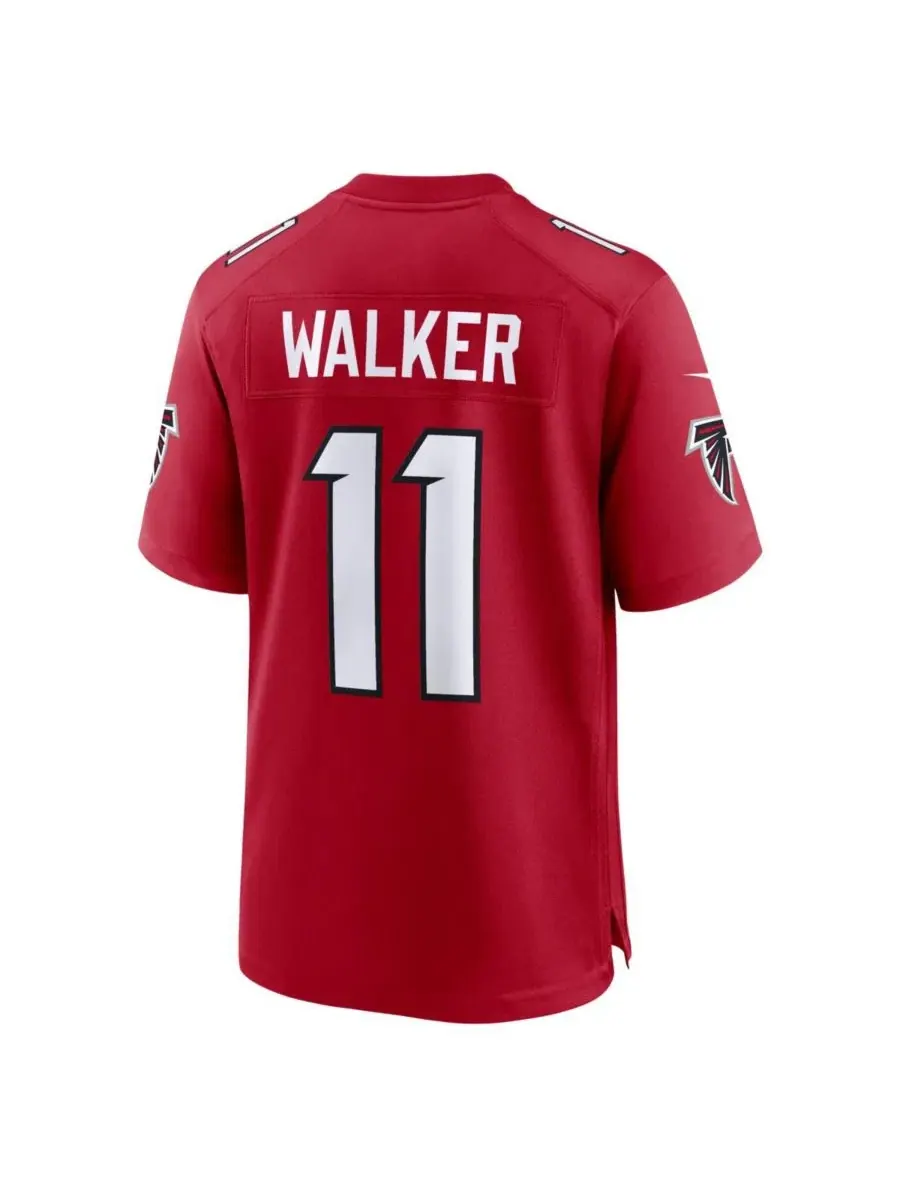 Мужская футболка Nike с длинным рукавом, Jalon Walker Game Jersey — изображение 3 из 5, красный