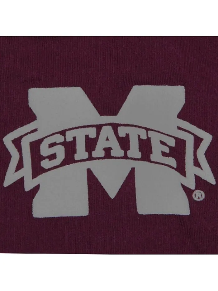 Женская темно-бордовая футболка оверсайз Mississippi State Bulldogs Spirit Jersey — изображение 3 из 4, коричневый