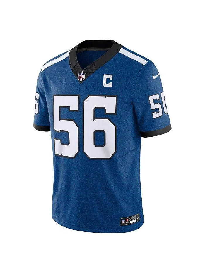 Мужское джерси Quenton Nelson Royal Indianapolis Colts Indiana Nights Alternate Vapor FUSE Limited — изображение 2 из 4