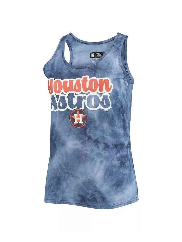 Женский комплект из майки и шорт темно-синего цвета Houston Astros Billboard Racerback Concepts — изображение 2 из 5