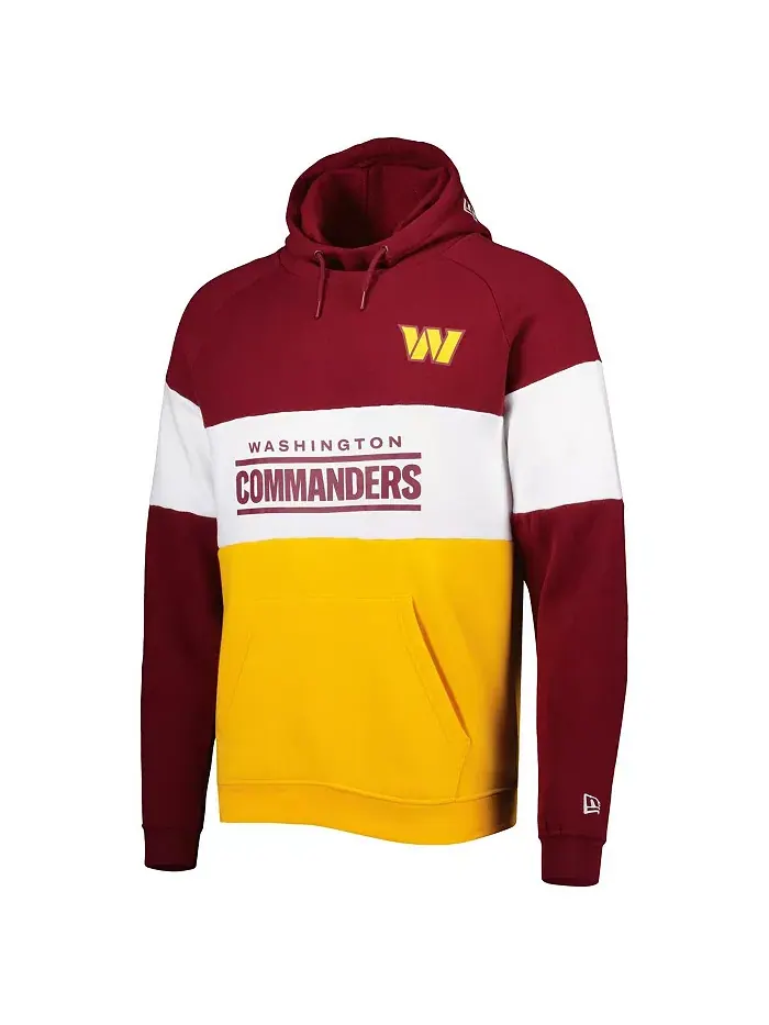 Мужской цветной худи с логотипом Washington Commanders New Era — изображение 3 из 3