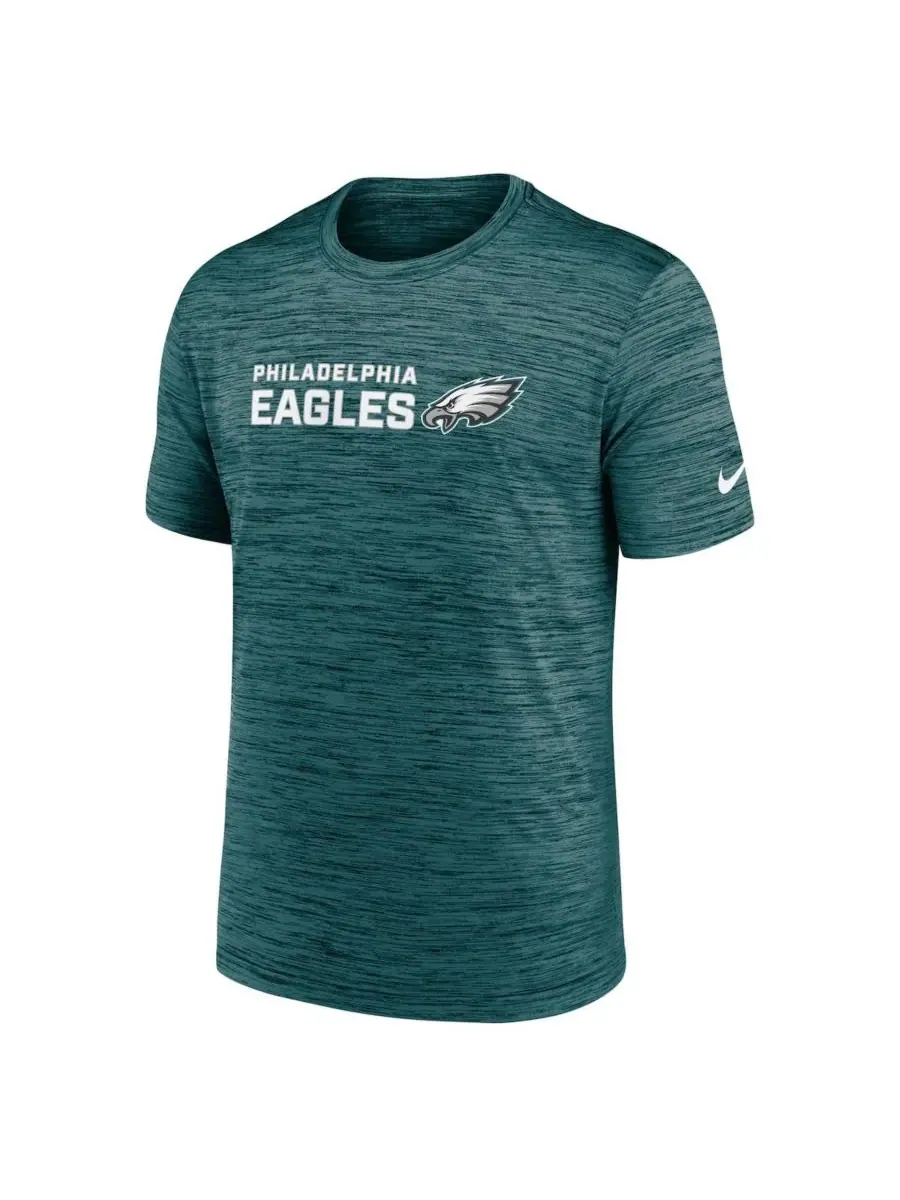 Nike Мужская футболка Philadelphia Eagles Big Tall Primetime Reverse Play Velocity Performance — изображение 2 из 3, зеленый