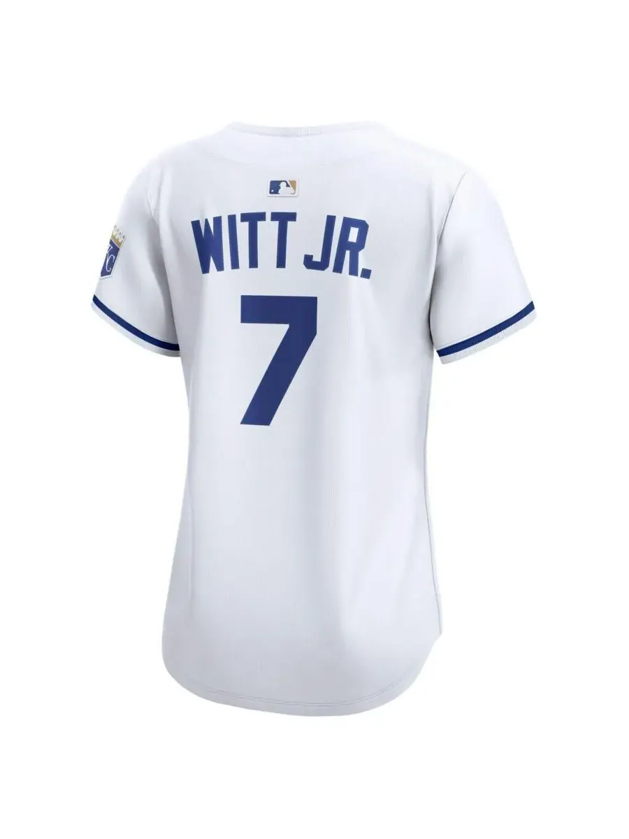 Nike Женская белая домашняя футболка Bobby Witt Jr. Kansas City Royals, ограниченная серия — изображение 3 из 3, белый