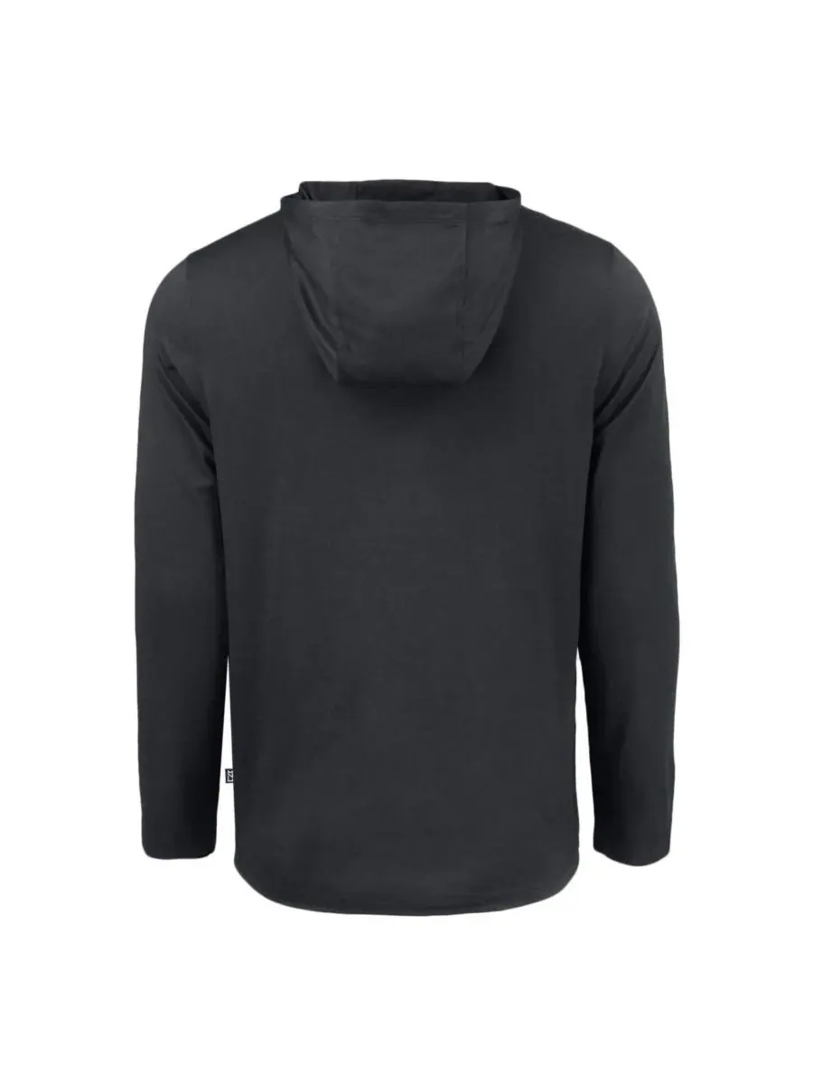 Cutter & Buck Мужская черная толстовка с длинными рукавами Miami Hurricanes Coastline Epic Comfort — изображение 3 из 3