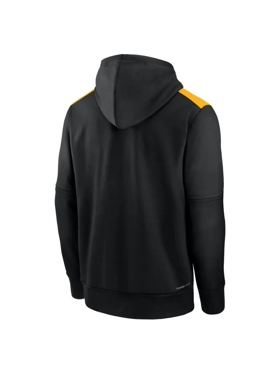 Nike Мужская черная толстовка с капюшоном Pittsburgh Pirates Authentic Collection City Connect — изображение 2 из 3, черный