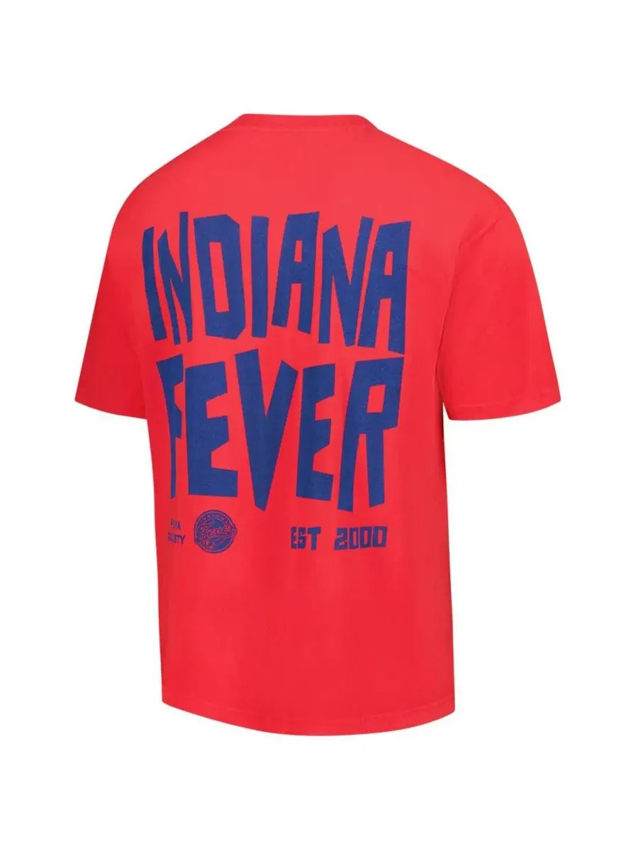 Playa Society Мужская и женская футболка премиум-класса Red Indiana Fever Established 2000 — изображение 2 из 3, красный