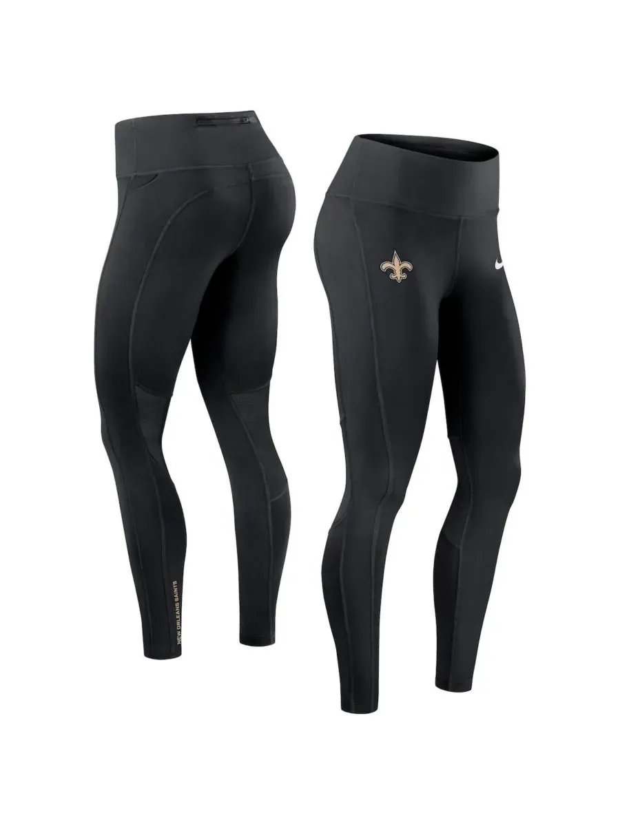 Nike Женские черные леггинсы New Orleans Saints Primetime Epic Fast Performance