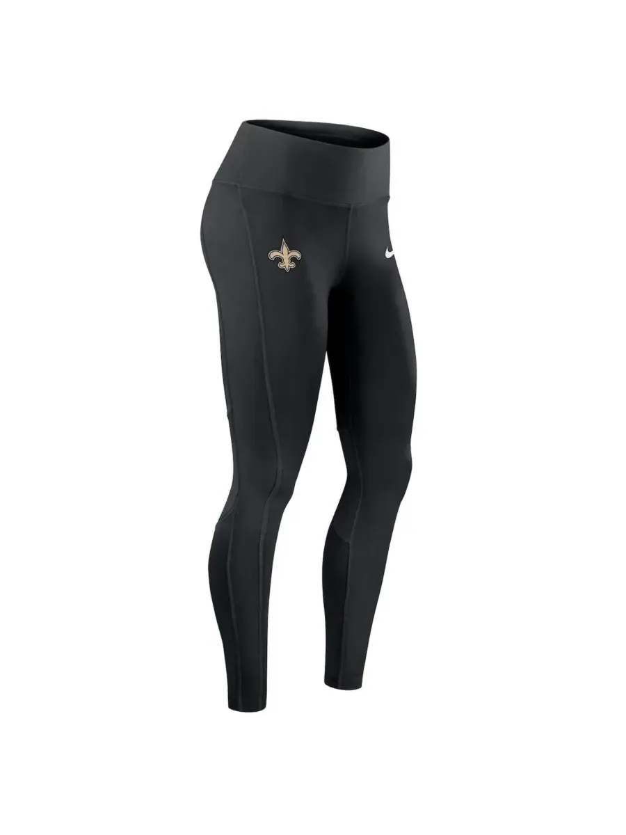 Nike Женские черные леггинсы New Orleans Saints Primetime Epic Fast Performance — изображение 2 из 3, черный