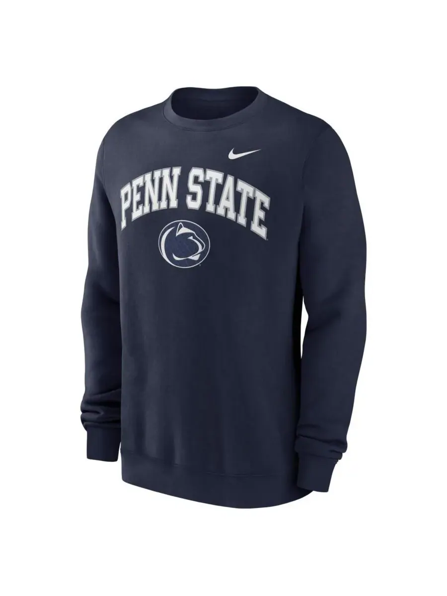 Nike Мужская темно-синяя толстовка с аркой команды Penn State Nittany Lions — изображение 2 из 3, темно-синий