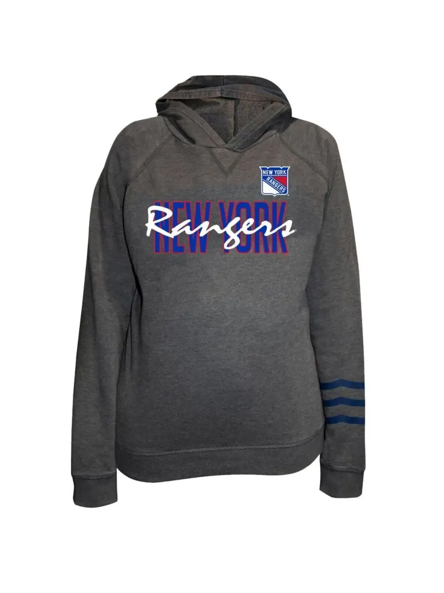 Fanatics Женская толстовка с капюшоном из легкого флиса с рукавами реглан, цвет угольно-серый, с
